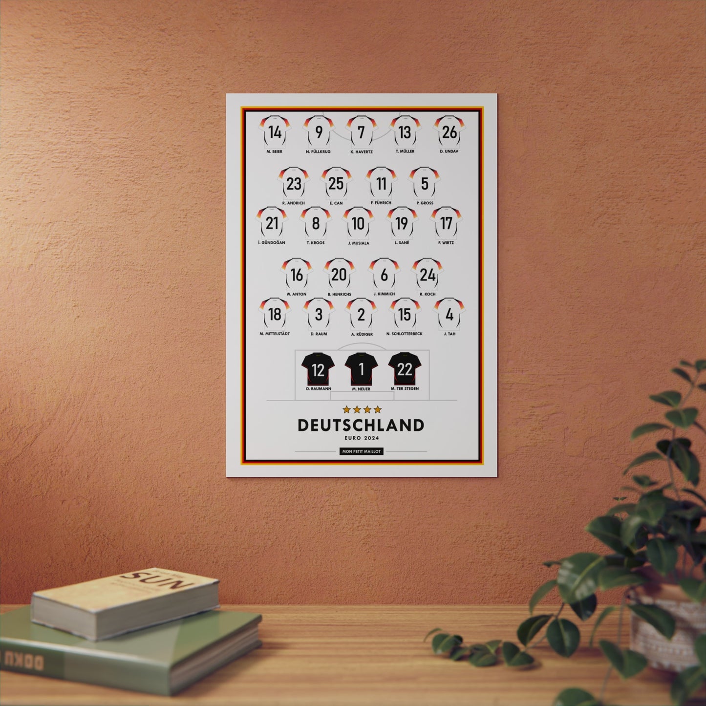 Poster en métal Allemagne