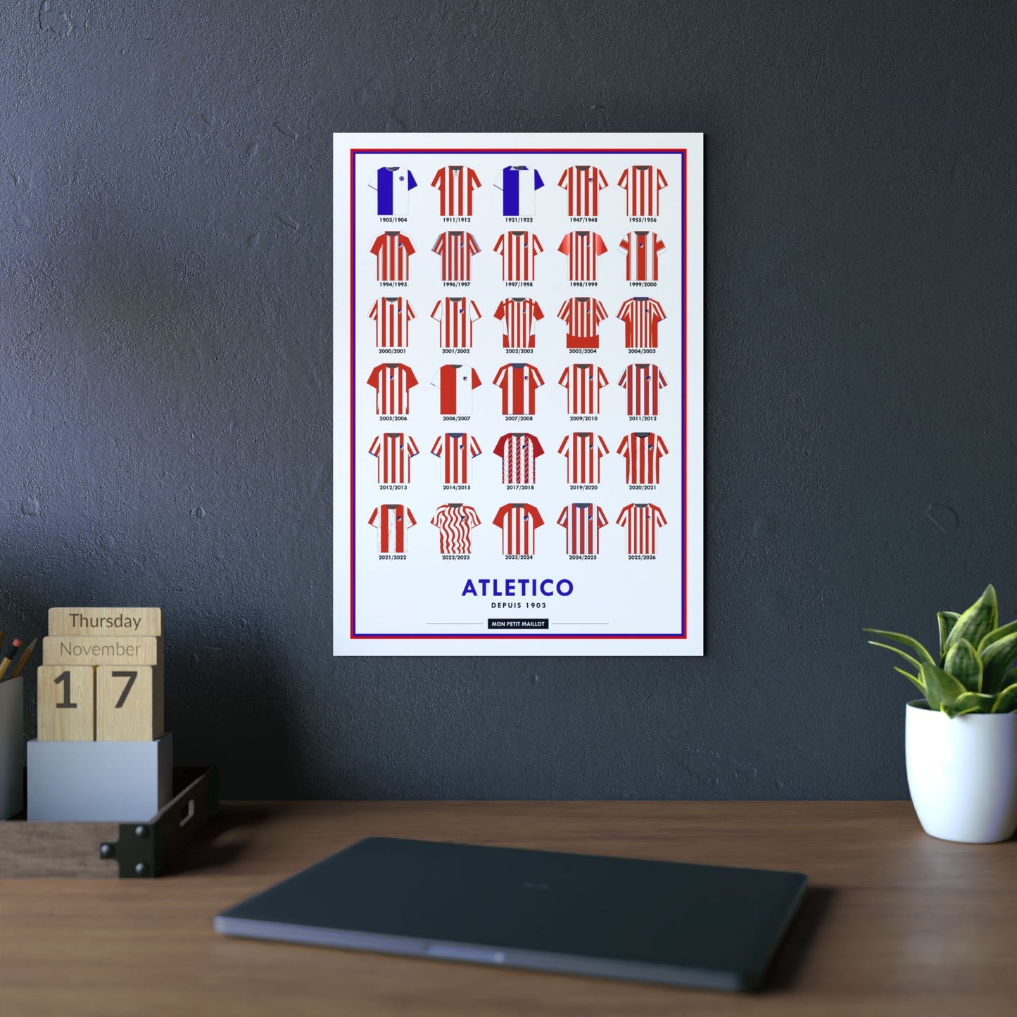 Poster en métal Atlético