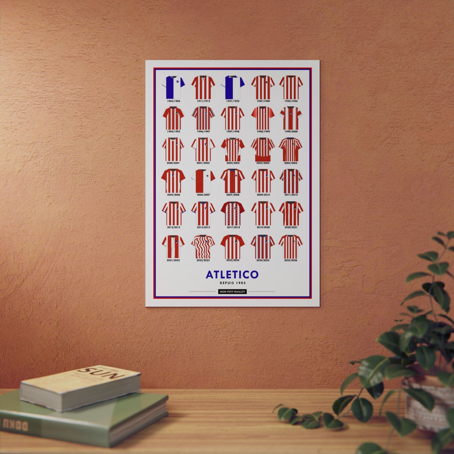 Poster en métal Atlético