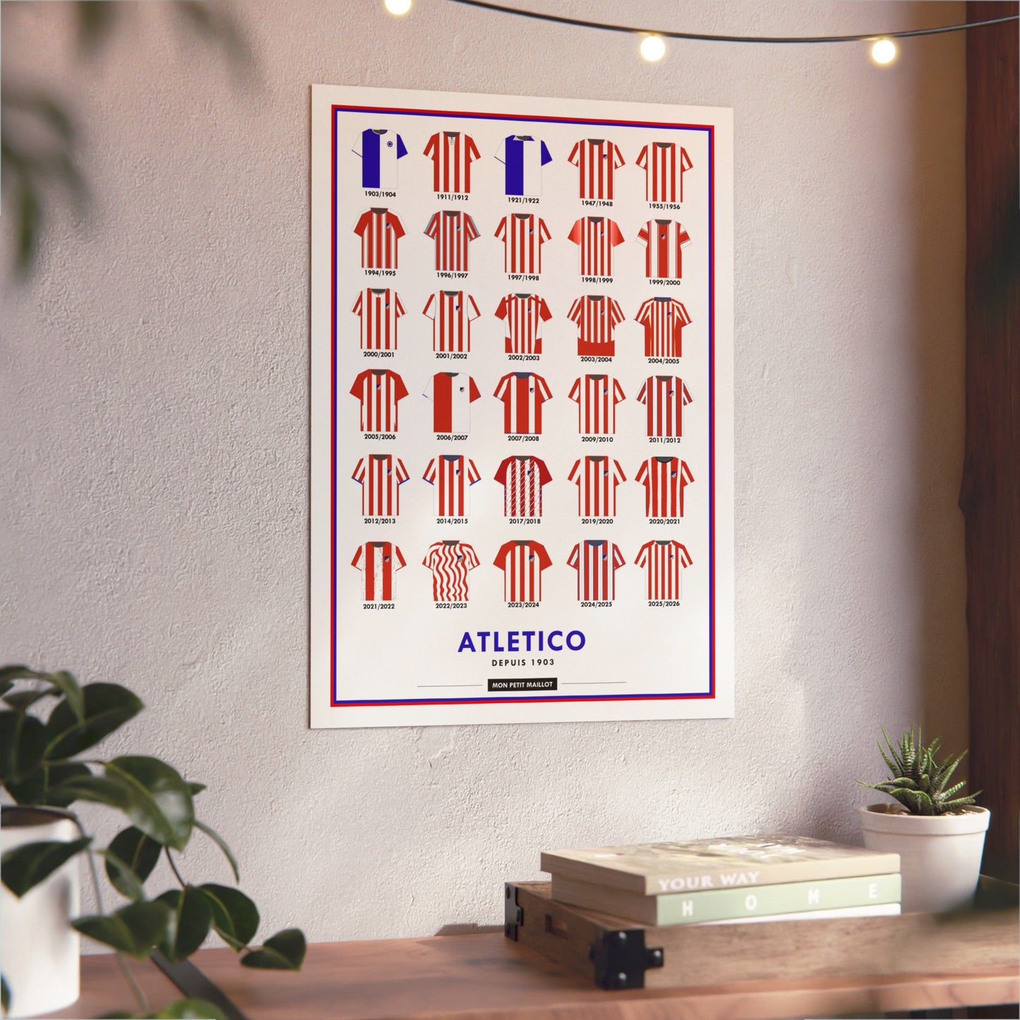 Poster en métal Atlético