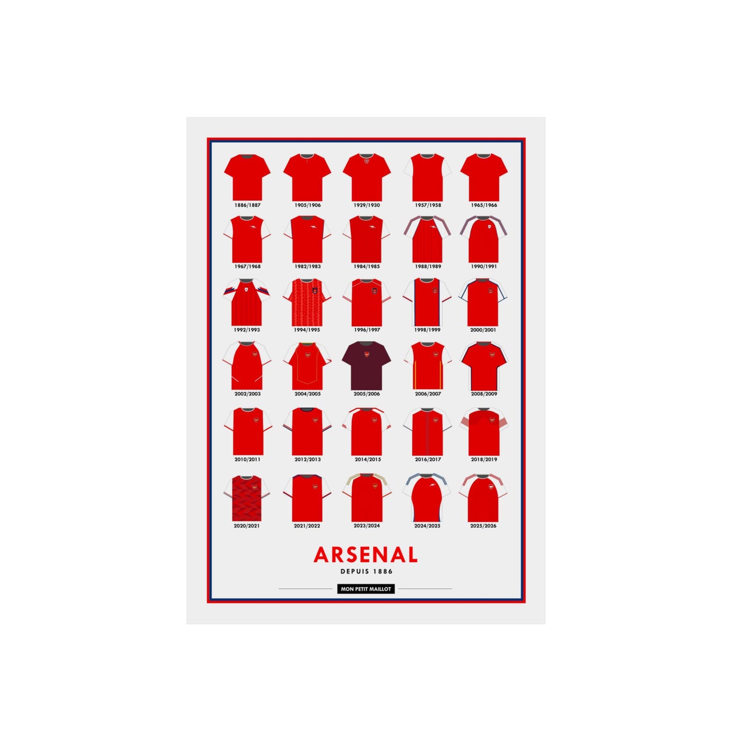 Poster en métal Arsenal