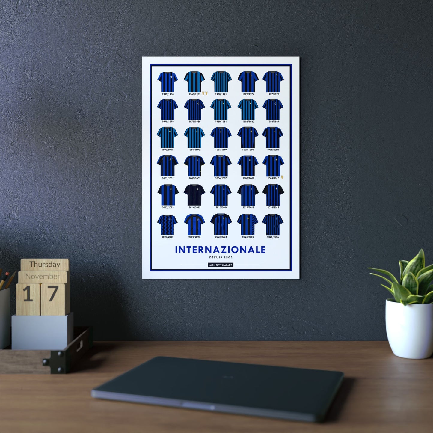 Poster en métal Inter