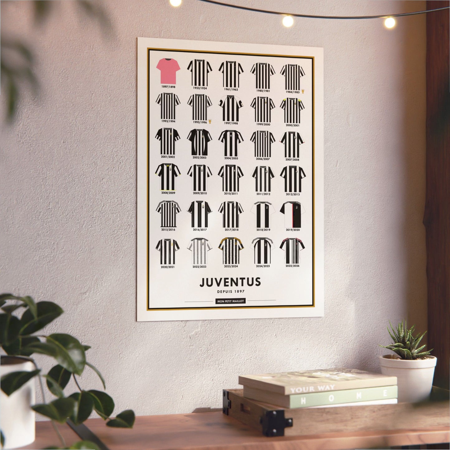 Poster en métal Juventus