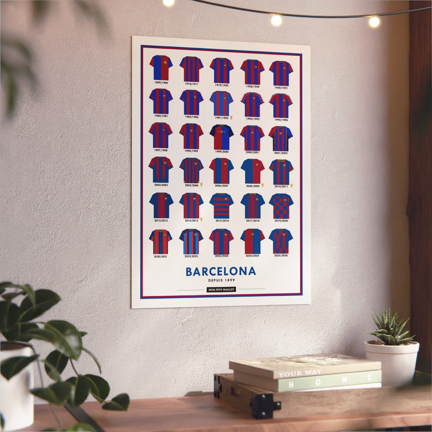 Poster en métal Barcelone