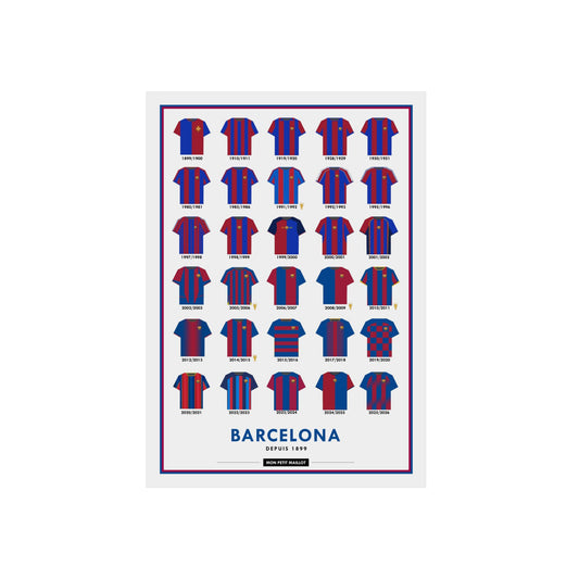 Poster en métal Barcelone