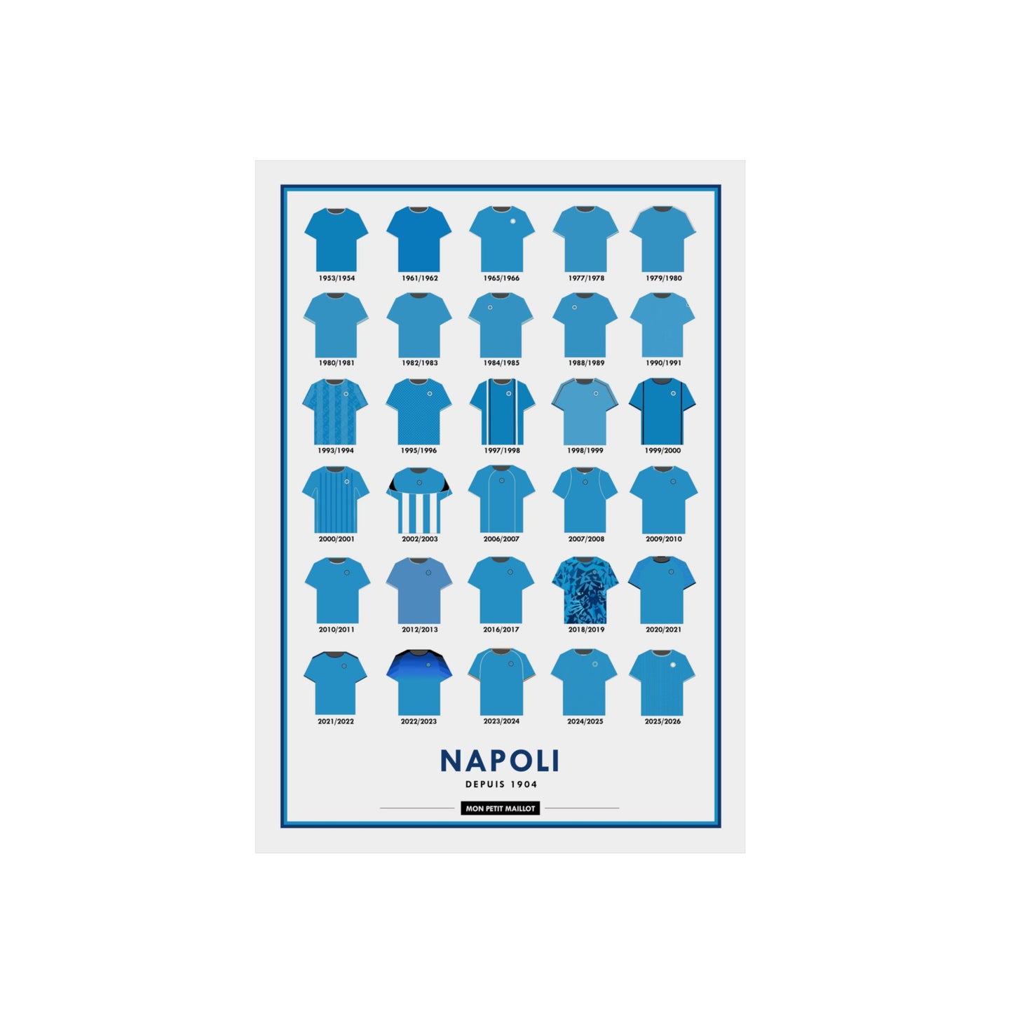 Poster en métal Napoli